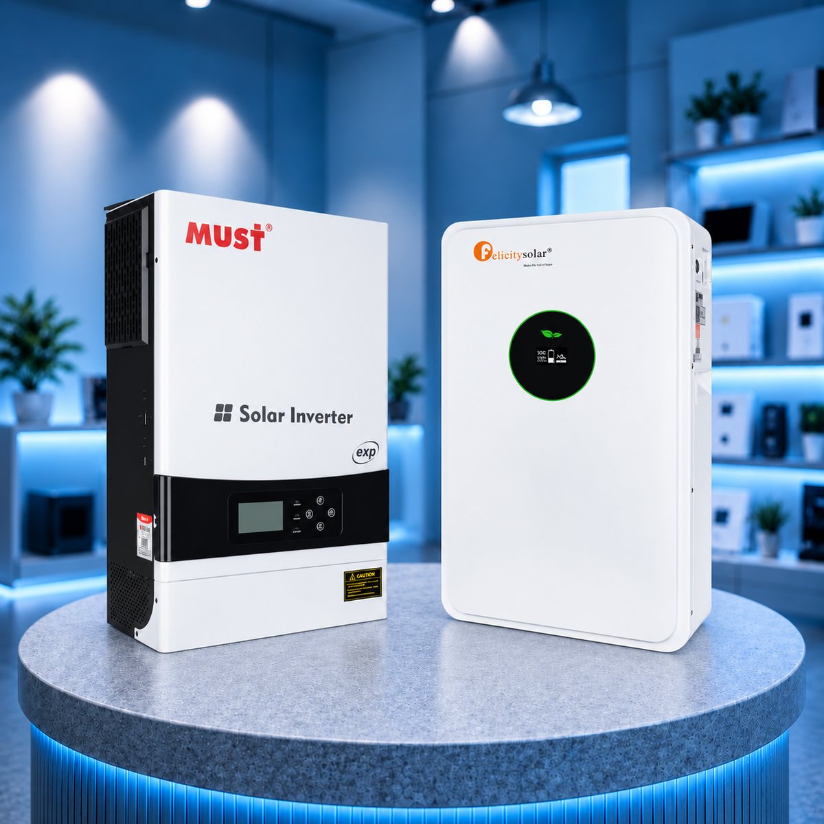 Комплект автономного енергоживлення: MUST PV19-6048EXP 48V 6 kW + Felicity FLA48230 51.2V 230Ah