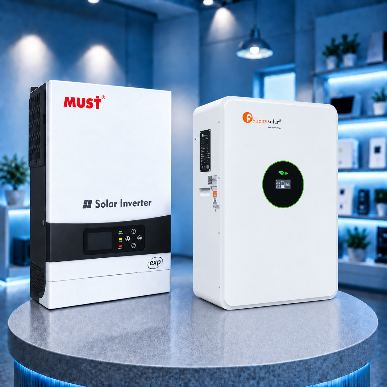 Комплект автономного енергоживлення: MUST PV19-4024 EXP 4 кВт, 24V + Felicity FLA24280 25.6V 280Ah