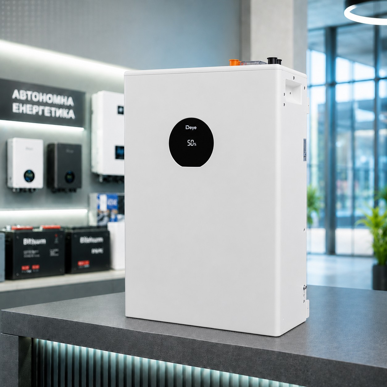 Акумуляторна батарея DEYE SE-F5 Pro-C 51.2V 100 Аh, 404х547х141, 45 кг, LiFePO4 5.12kWh