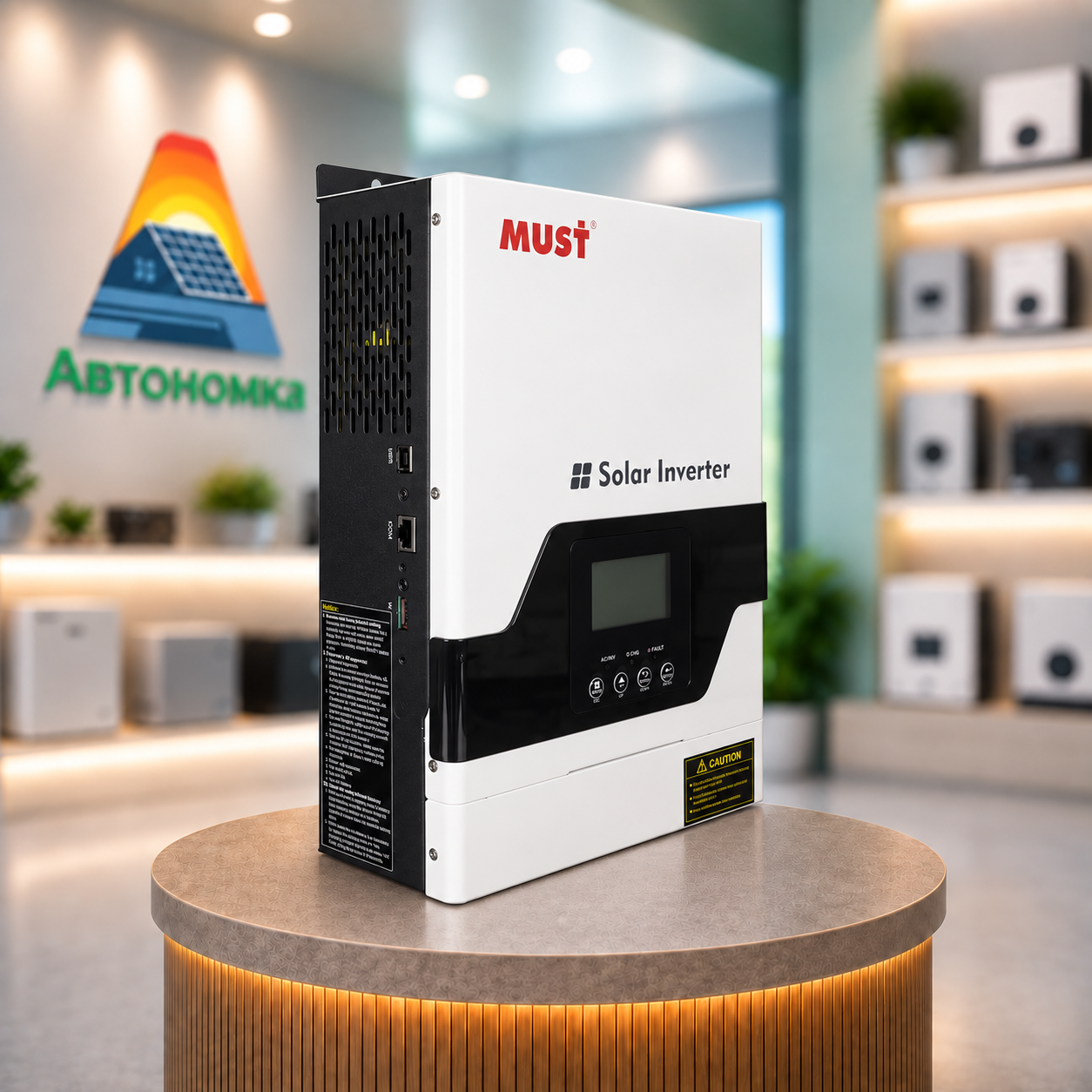 Гібридний інвертор Must PV18-1512 VPM II 1.5 кВт 12 В, 255х318х110, 5.5 кг